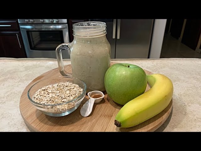 batido de plátano y manzana beneficios