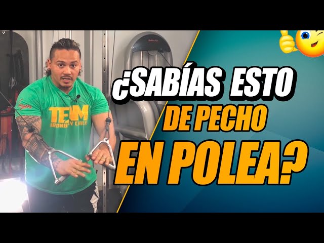 aperturas de pecho en polea