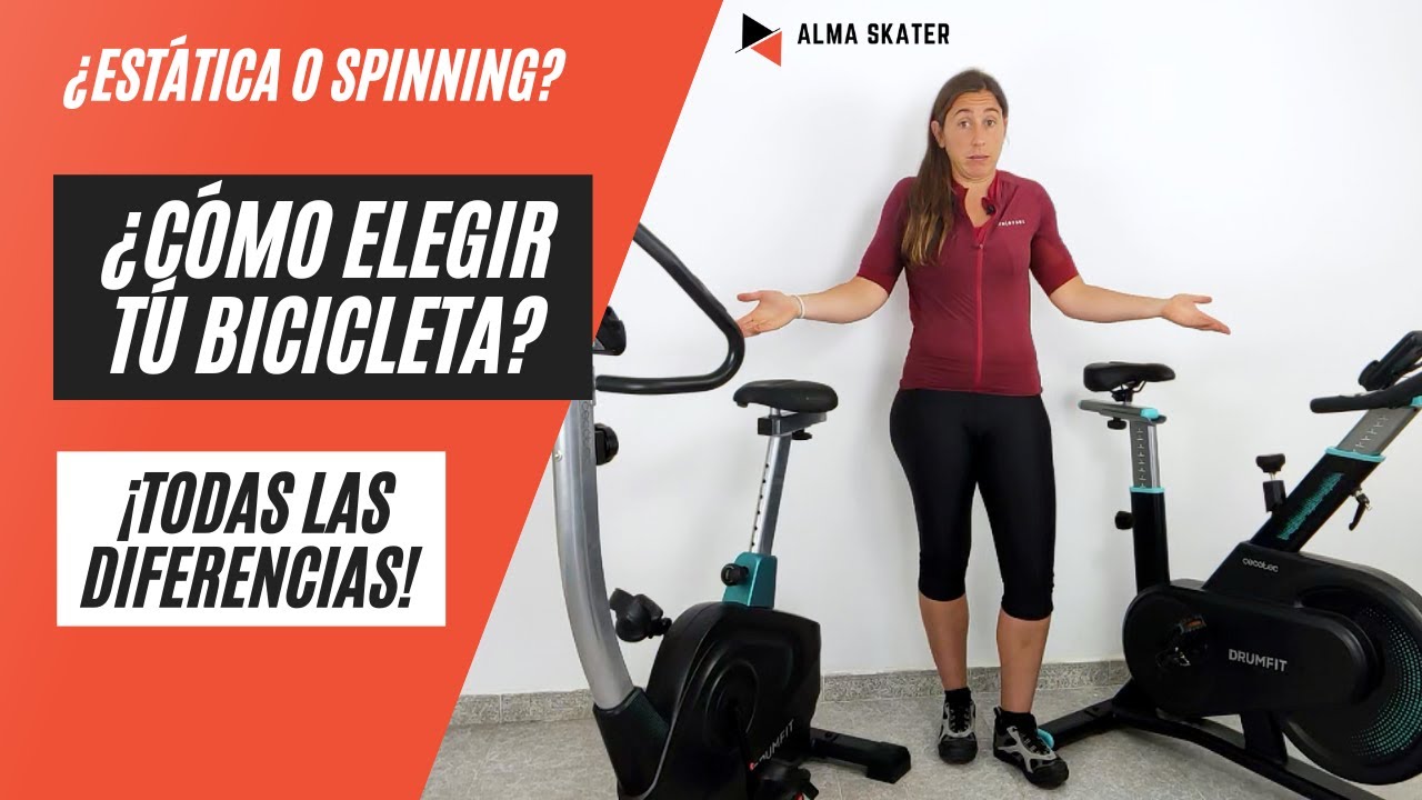 diferencia bici estatica y spinning