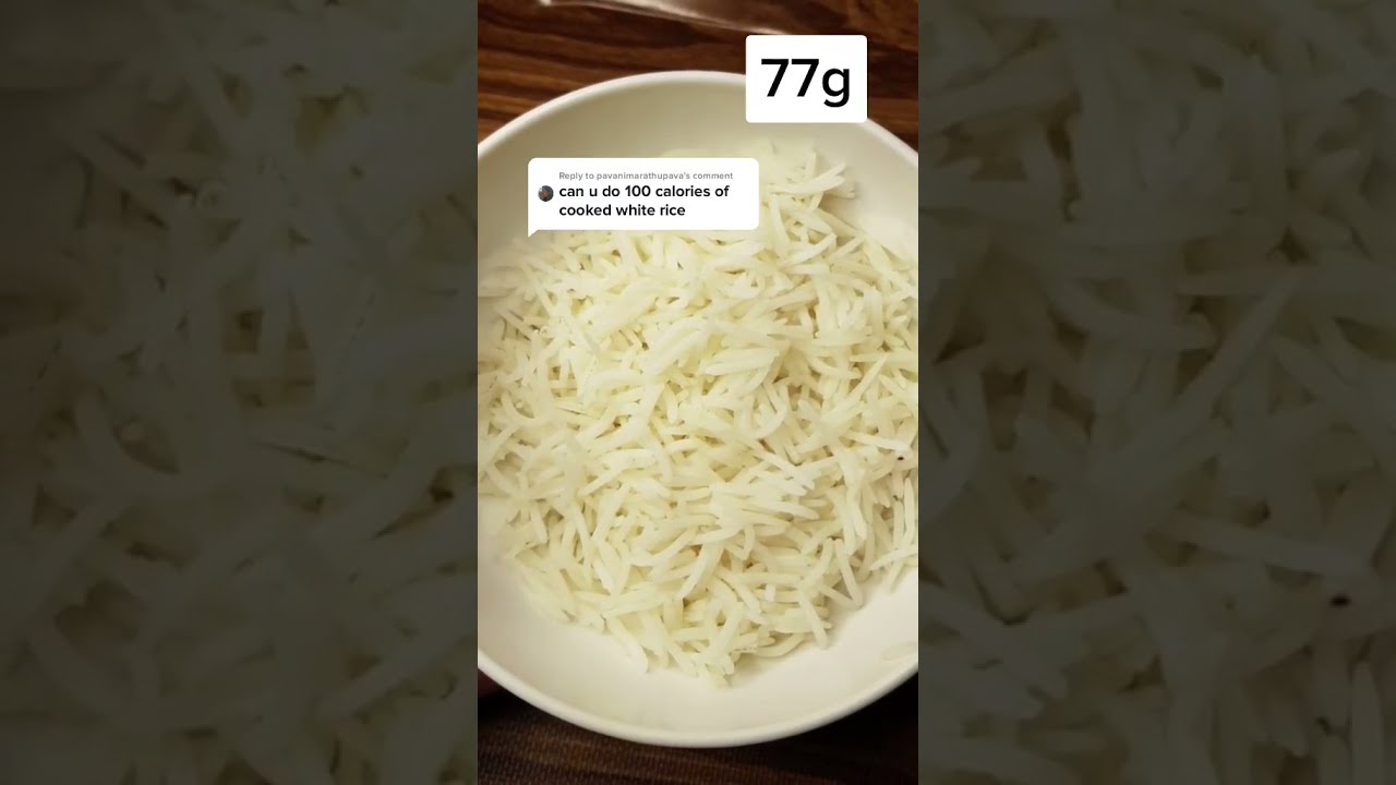 kcal 100 g arroz