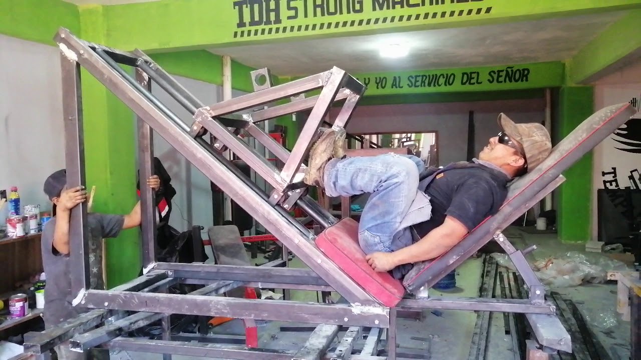 prensa para hacer pierna gym