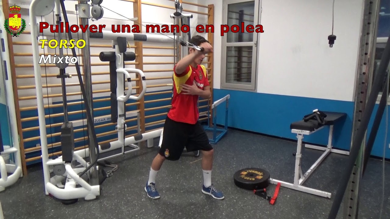 pull over a una mano en polea