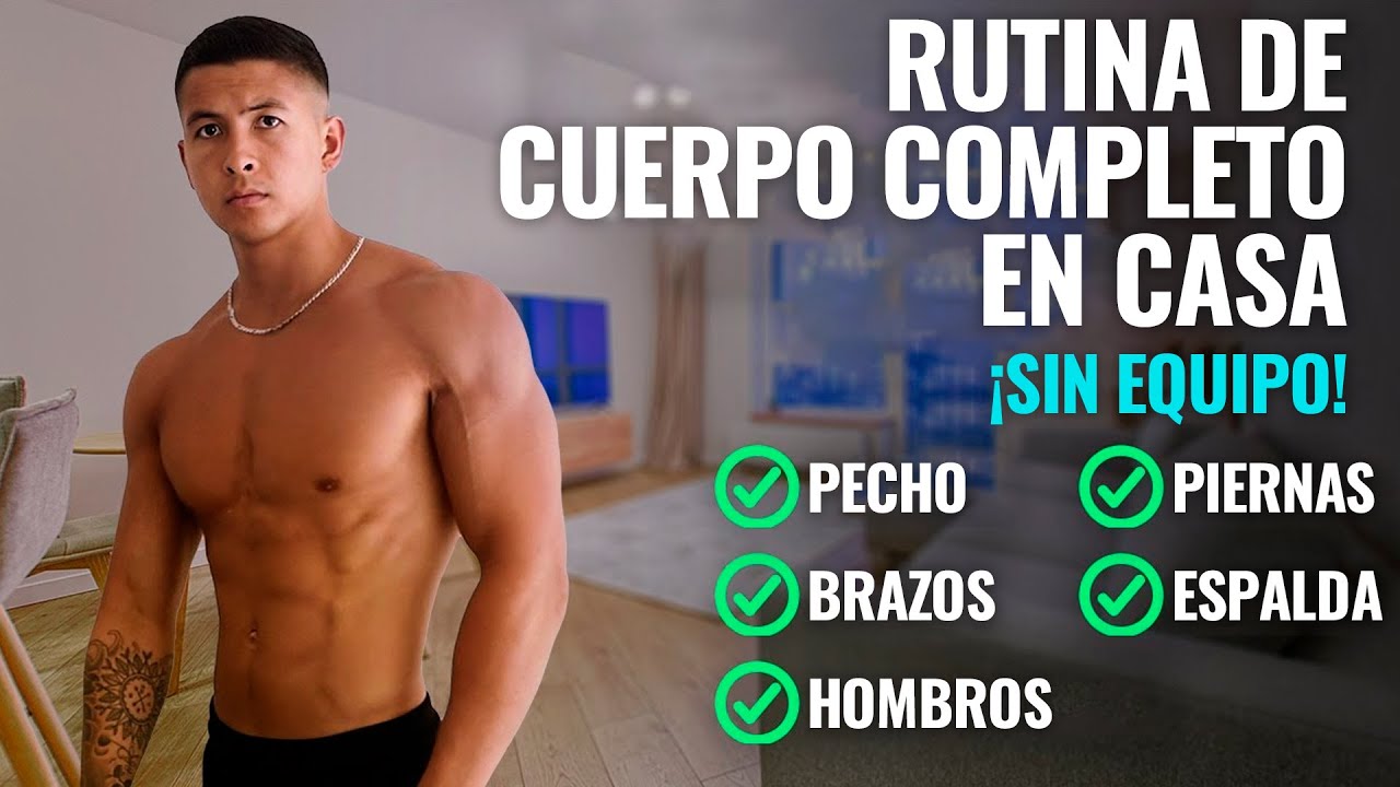 rutina semanal para ganar masa muscular en casa