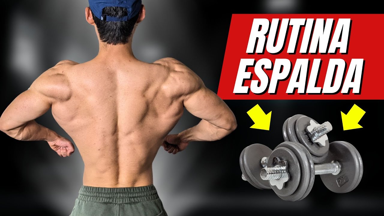 rutinas de espalda con mancuernas