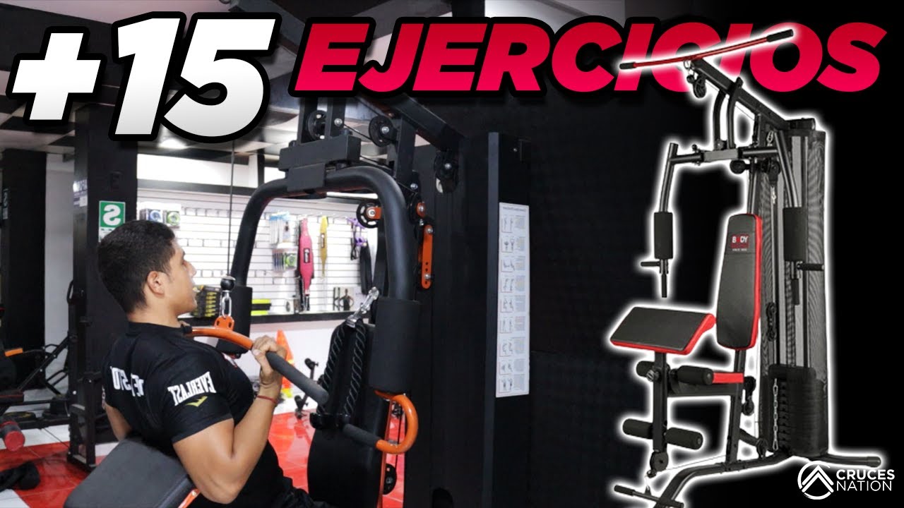 tabla de ejercicios para máquina de musculación