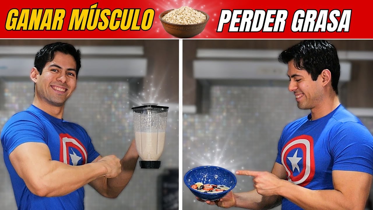 batido de avena para ganar masa muscular
