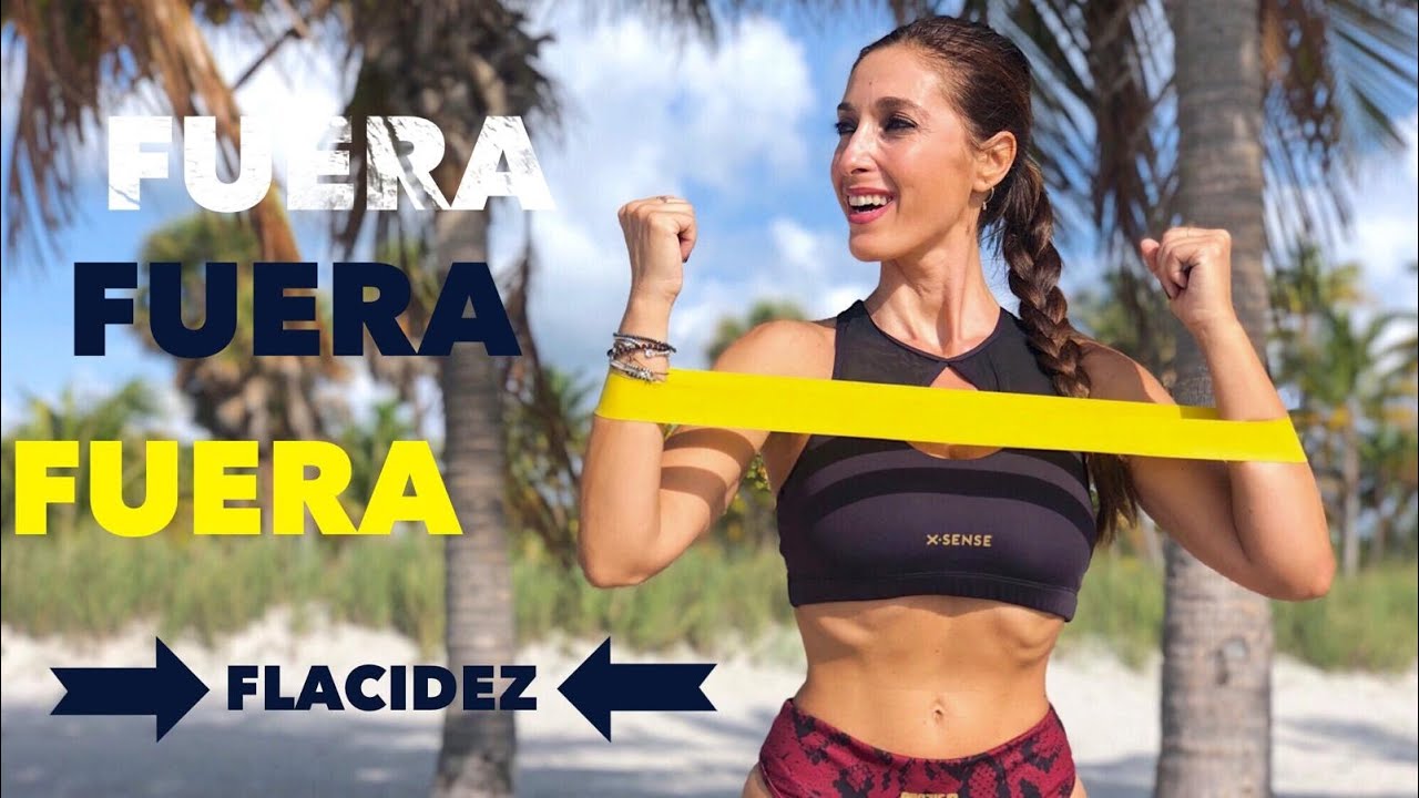 como hacer brazos con bandas elasticas