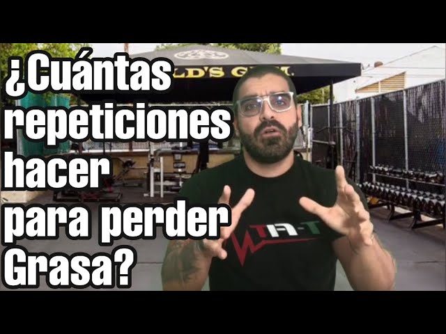 cuantas series y repeticiones para perder grasa