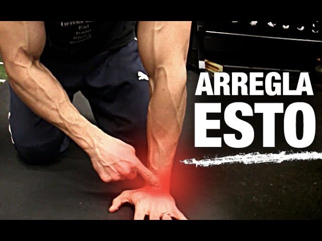 dolor de muñeca al hacer biceps
