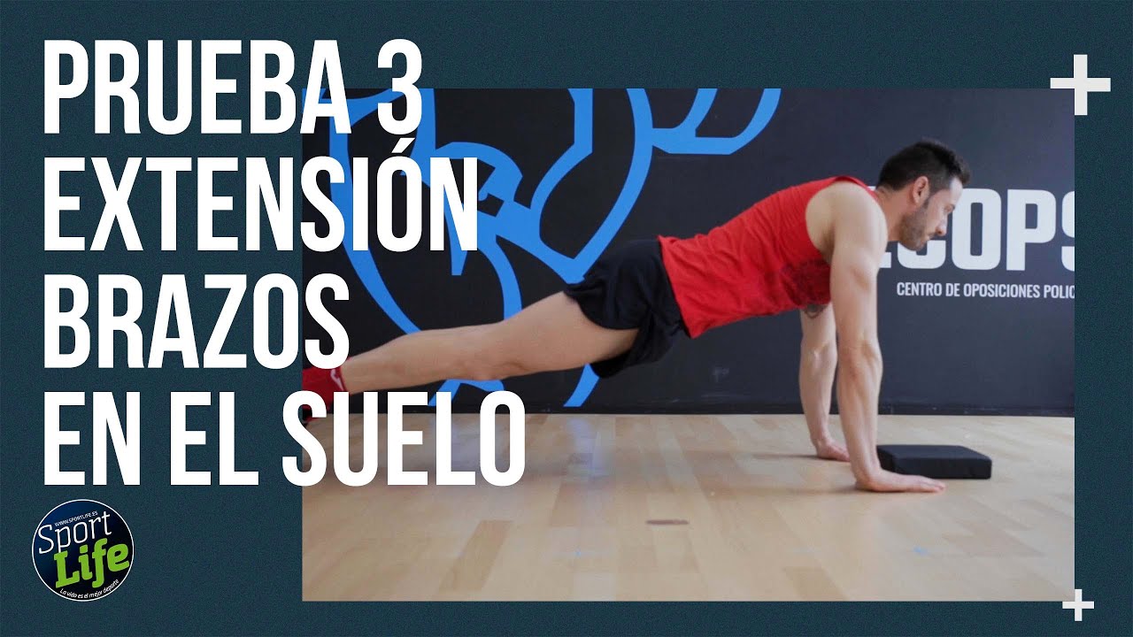extensiones de brazos en posición de tierra inclinada