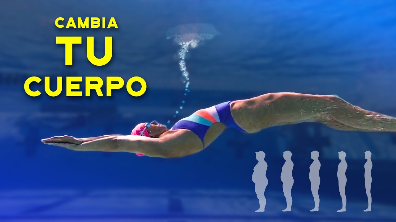 natacion cuerpo antes y despues mujer