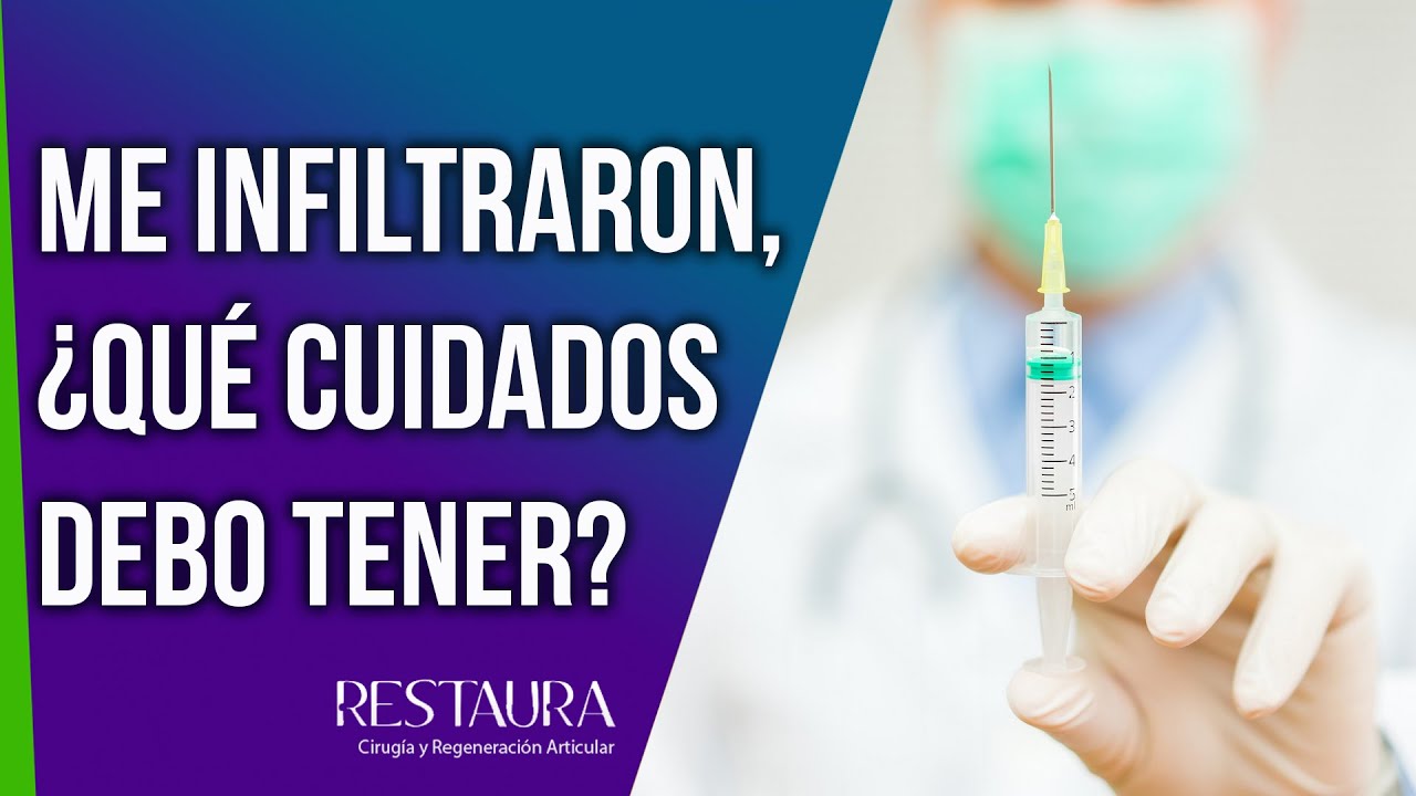 puedo trabajar después de una infiltración
