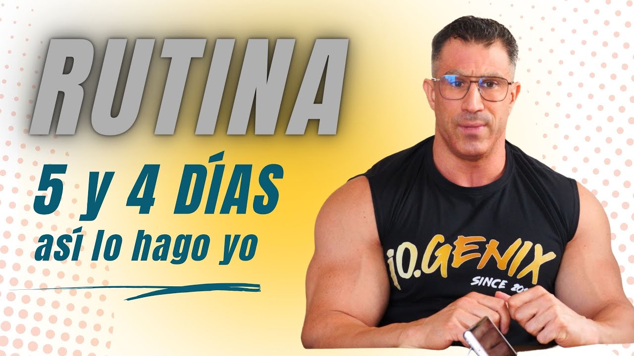 rutina gym 5 dias frecuencia 2