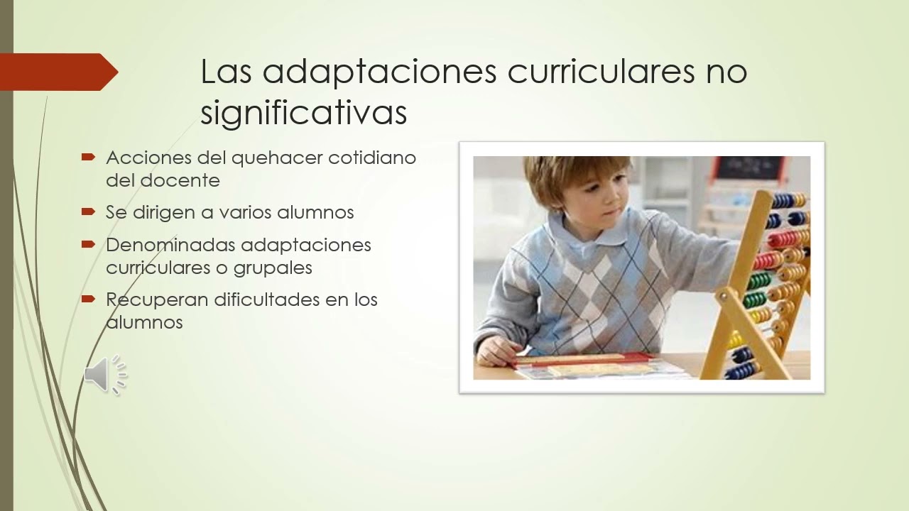 adaptaciones curriculares significativas y no significativas