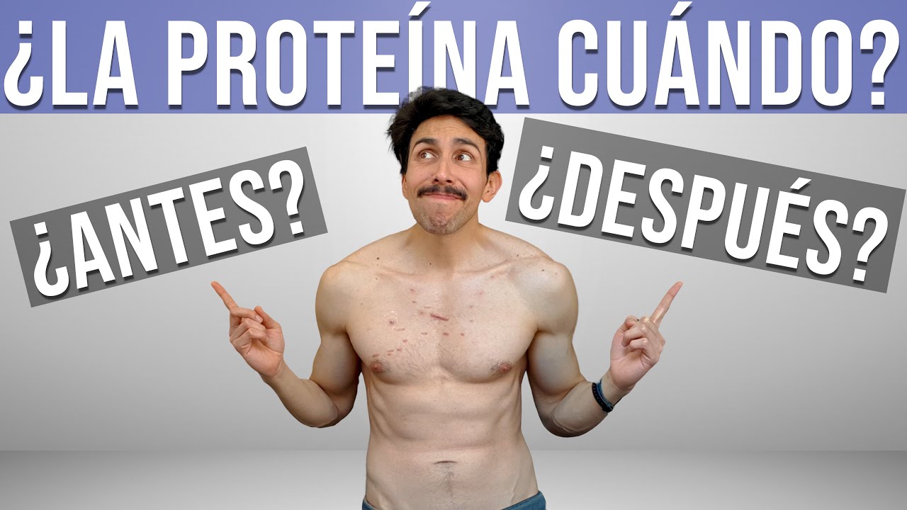 batidos de proteinas antes o despues del ejercicio