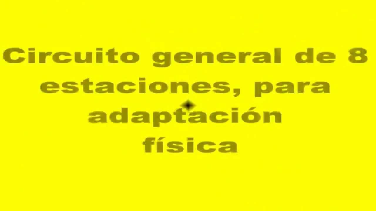 circuito de fuerza de 8 estaciones