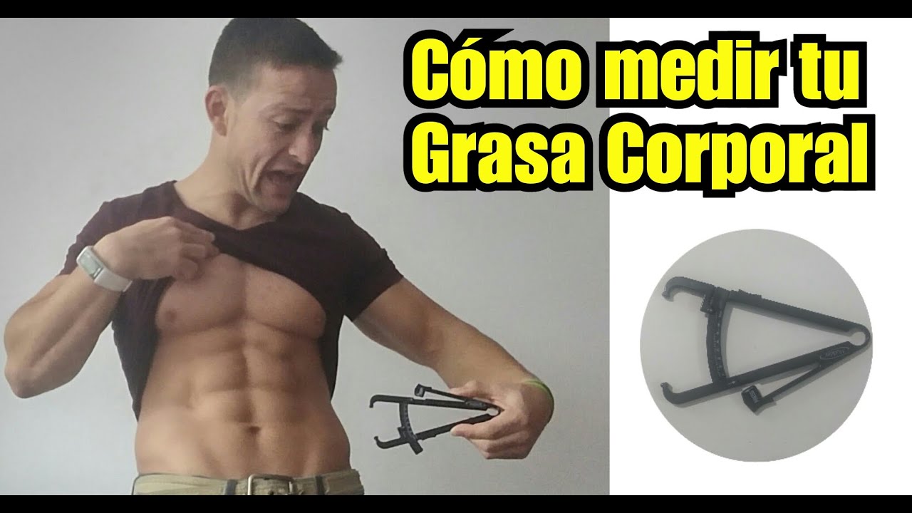 como medir la grasa corporal con plicometro