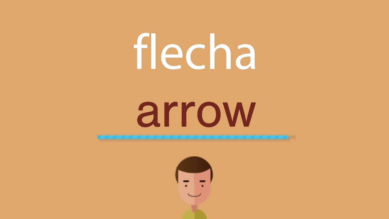 como se dice flecha en inglés