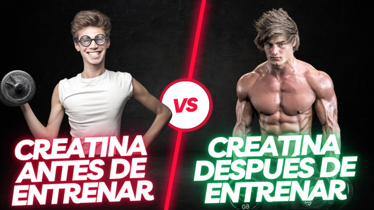 creatina antes y despues de entrenar