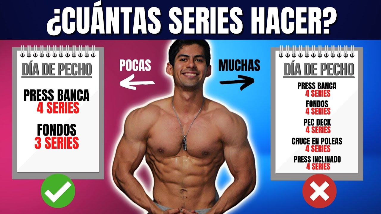 cuantas series de pesas debo hacer