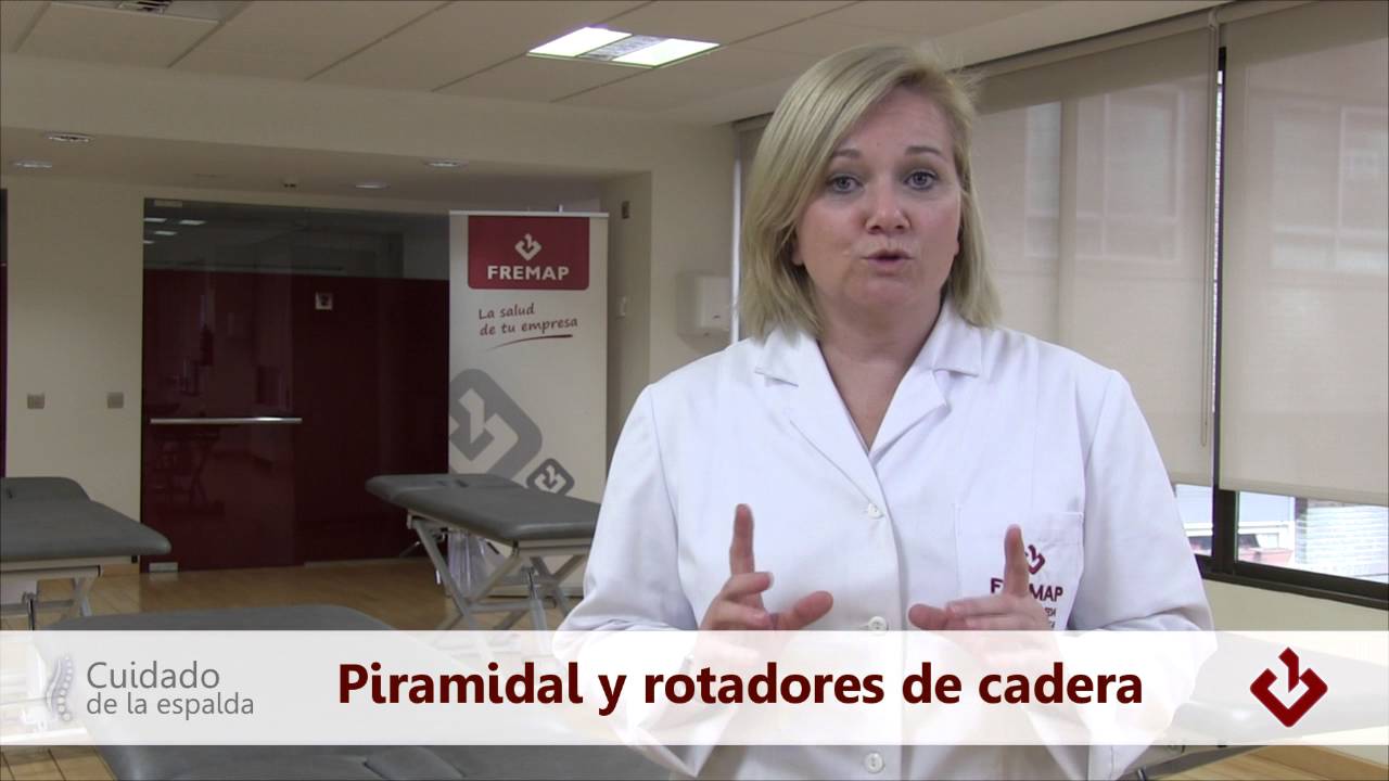 estiramientos del piramidal y rotadores de cadera