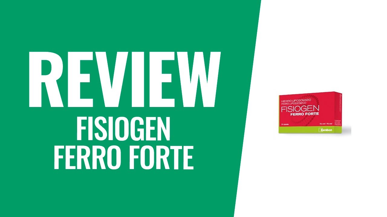 fisiogen ferro forte cantidad de hierro