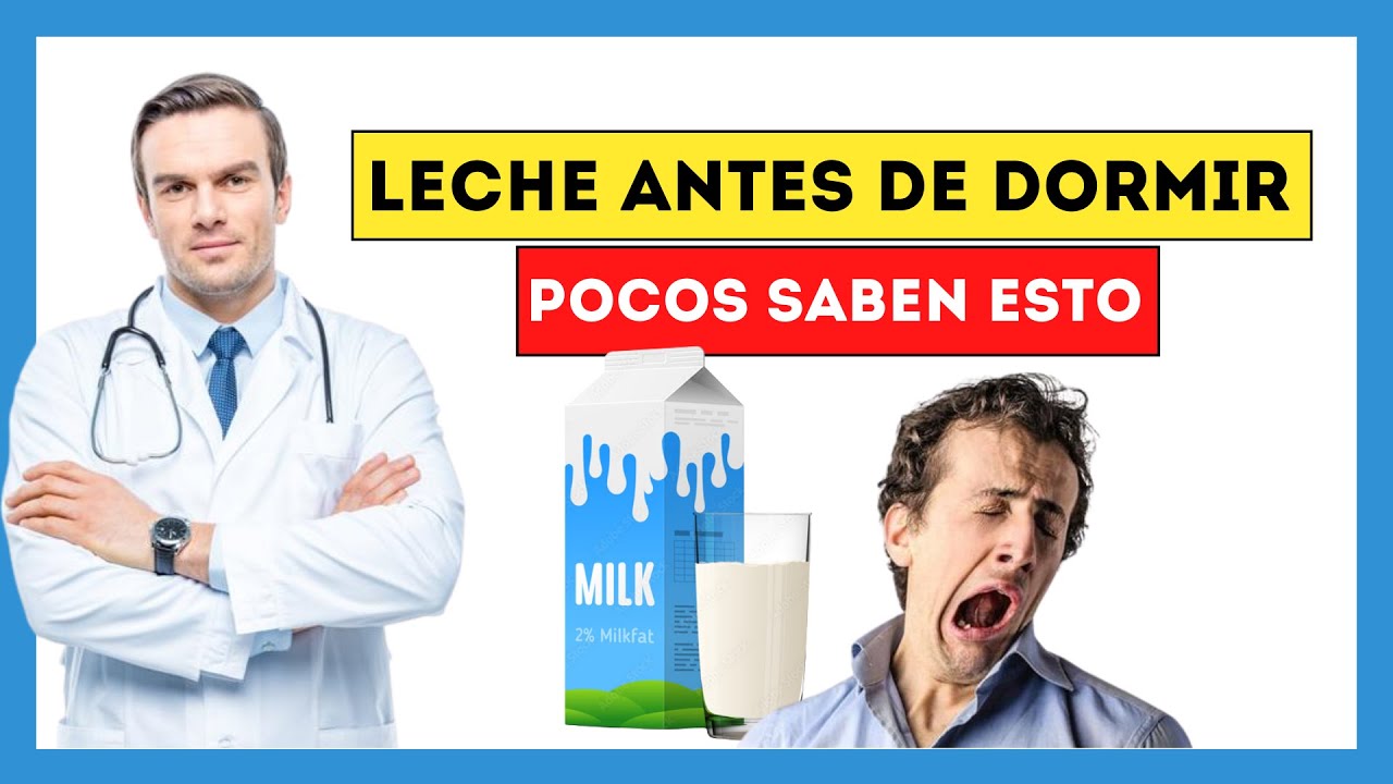 leche antes de dormir para ganar masa muscular