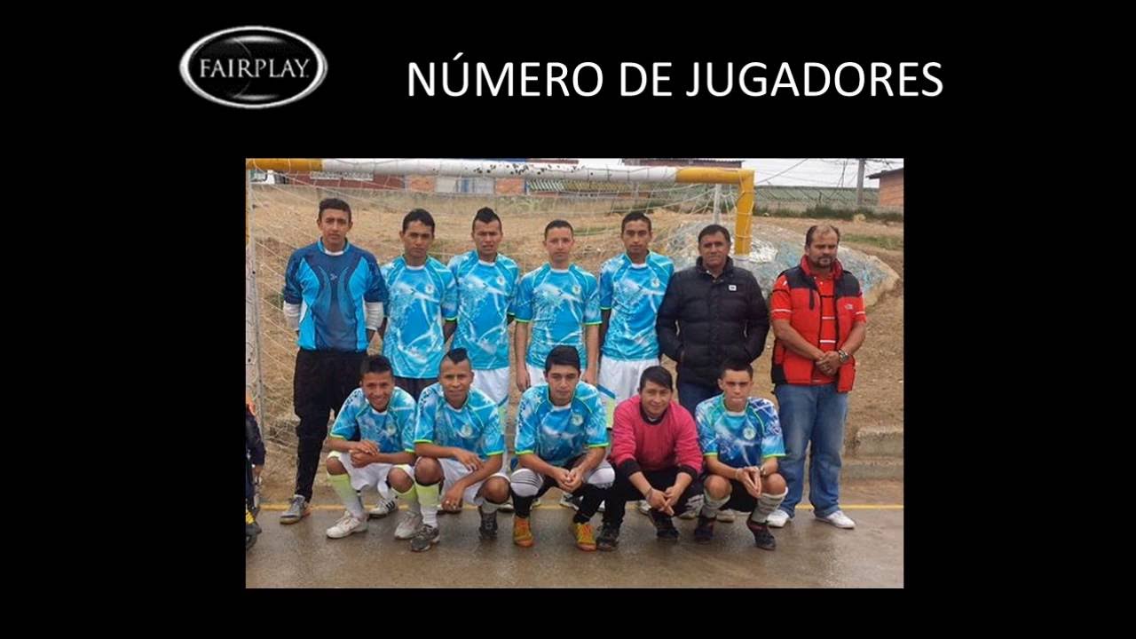 numero de jugadores de futbol sala